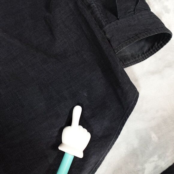 Vintage Nautica Corduroy Fisherman Button Shirt Mens M Oversized Two Tone - Picture 6 of 10